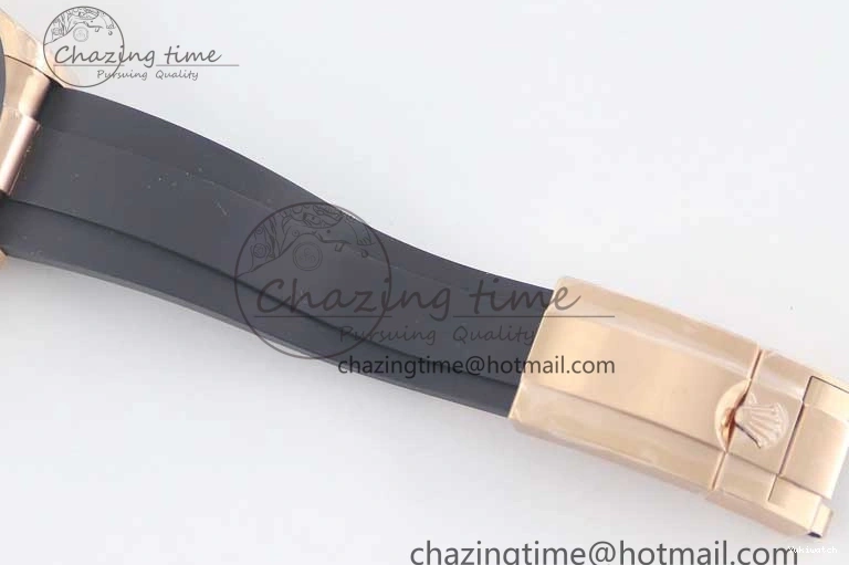 Steel 116515 Best RG Oysterflex A7750 904L Dial Edition Daytona Strap 1:1 on TWF Brown Roman 0419